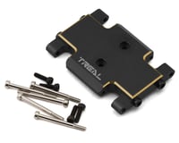 Treal Hobby Axial AX24 Brass Skid Plate (Black) (20.1g)