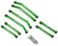Treal Hobby Axial AX24 Aluminum High Clearance Suspension Links Set (Green)