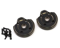 Treal Hobby Axial Capra Brass Outer Portal Cover (Black) (52g)