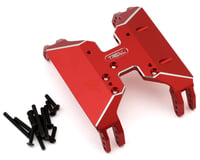 Treal Hobby Axial Capra CNC Aluminum Center Skid Plate (Red)