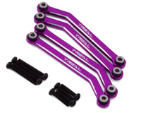 Treal Hobby FCX24 Aluminum High Clearance Lower Links Set (Purple)