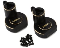 Treal Hobby Redcat Ascent/Gen9 Brass Rear Inner Portal Covers (Black) (2) (77g)