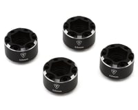 Treal Hobby 1.9" Beadlock Wheel Hub Extension Spacers (Black) (4) (12mm)