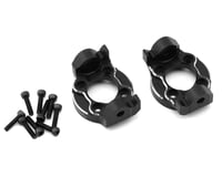 Treal Hobby Losi LMT Aluminum Front C-Hub Spindle Carrier Set (5 Degree) (Black)