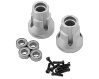 Treal Hobby Losi LMT Aluminum Rear Axle Mounts (Silver) (2) (0 Degree)