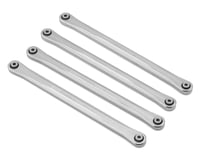Treal Hobby Losi LMT Aluminum Upper Link Bars (4) (Silver)