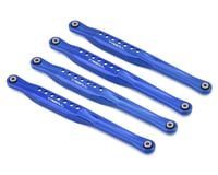 Treal Hobby Losi LMT Aluminum Lower Trailing Arms Link Set (Blue) (4)