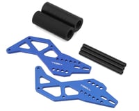 Treal Hobby Losi LMT Aluminum Adjustable STD Wheelie Bar (Blue)