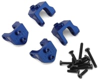 Treal Hobby Losi Mini LMT Aluminum Lower Shock & Links Mounts (Blue) (4)
