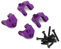 Treal Hobby Losi Mini LMT Aluminum Lower Shock & Links Mounts (Purple) (4)
