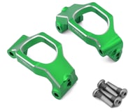 Treal Hobby CNC Aluminum Front C-Hub Carriers for Traxxas Maxx (Green) (2)