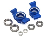 Treal Hobby CNC-Machined Aluminum Rear Hubs for Traxxas Maxx (Blue) (2)