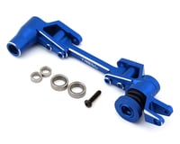 Treal Hobby Traxxas Maxx Aluminum Servo Saver Steering Bellcrank Set (Blue)