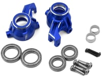 Treal Hobby Front Steering Knuckles for Traxxas Maxx (Blue) (2)