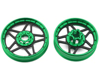 Treal Hobby Losi Promoto MX CNC Aluminum Wheel Set w/Carbon Spokes