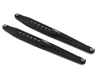 Treal Hobby Axial RBX10 Ryft Aluminum Rear Trailing Arms (Black) (2)