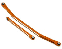 Treal Hobby Axial RBX10 Ryft Aluminum Steering Links (Orange)