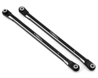 Treal Hobby RBX10 Ryft Aluminum Front Lower Links (Black) (2)