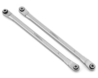 Treal Hobby RBX10 Ryft Aluminum Front Lower Links (Silver) (2)