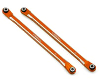 Treal Hobby RBX10 Ryft Aluminum Front Upper Links (Orange) (2)
