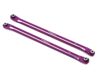 Treal Hobby Axial RBX10 Ryft Aluminum Rear Upper Links (Purple) (2)