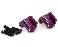Treal Hobby Axial RBX10 Ryft Aluminum Front Link Mounts (Purple) (2)