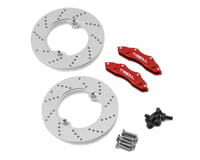 Treal Hobby Axial SCX10 III CNC Aluminum Brake Disc & Caliper Set (2)