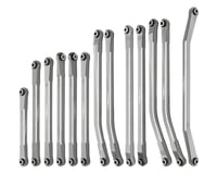 Treal Hobby Axial SCX10 Pro 7075 Aluminum Upper & Lower Link Set (Grey) (13)