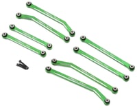 Treal Hobby Axial SCX24 Aluminum High Clearance 4-Link Set (133.7mm) (Green)