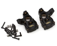 Treal Hobby Axial SCX24 Brass Inner Portal Covers (Black) (2) (11g)