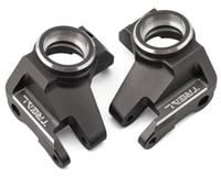 Treal Hobby SCX6 Aluminum Front Steering Knuckles (Titanium) (2)