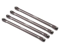 Treal Hobby SCX6 Aluminum Lower Links Set (Titanium) (Std Length) (4)