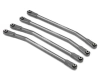 Treal Hobby SCX6 Aluminum High Clearance Link Set (Titanium) (4)