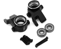 Treal Hobby Aluminum Steering Knuckles for Traxxas Sledge (Black) (2)