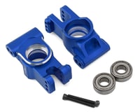 Treal Hobby Aluminum Rear Hub Carriers for Traxxas Sledge (Blue) (2)