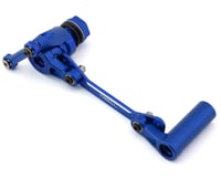 Treal Hobby Traxxas Sledge Aluminum Servo Saver Steering Bellcrank Set (Blue)
