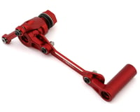 Treal Hobby Traxxas Sledge Aluminum Servo Saver Steering Bellcrank Set (Red)