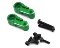 Treal Hobby Aluminum Clamping Servo Horns for Traxxas TRX-4M (Green) (2) (25T)