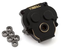 Treal Hobby TRX-4M Brass Transmission Gearbox Housing (Black) (44g)