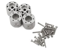 Treal Hobby 7075 Aluminum Extended Wheel Hex Hubs for Traxxas® TRX4-MT™ (Silver)