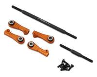 Treal Hobby Axial UTB18 Adjustable Steering Link Tie Rod Set (Orange)