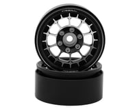 Treal Hobby Type A 1.9'' Spoked Beadlock Wheels (Black) (2)