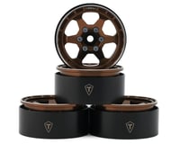 Treal Hobby Type H 1.9" 6-Spoke Beadlock Wheels (Copper) (4)