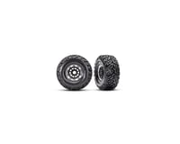 Traxxas Maxx® Slash® Pre-Mounted Belted Short Course Truck Tires (Black)