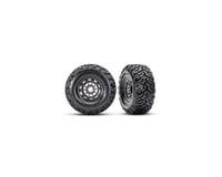 Traxxas Maxx® Slash® Pre-Mounted Belted Short Course Truck Tires (Grey)