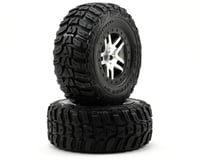 Traxxas Kumho Venture MT Rear Tires (2) (Satin Chrome)