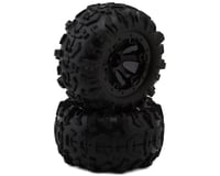 Traxxas 1/16 Summit Canyon AT Pre-Mounted Tires (Black) (2) (Geode Beadlock)