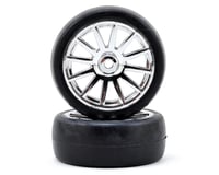 Traxxas LaTrax Pre-Mounted Slick Tires & 12-Spoke Wheels (Chrome) (2)