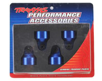 Traxxas X-Maxx/XRT Aluminum GTX Shock Cap (Blue) (4)