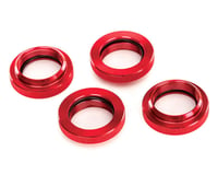 Traxxas X-Maxx/XRT Aluminum GTX Threaded Collar (Red) (4)